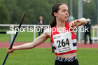 Women and Girls javelin, 2021 North Eastern Track and Field Champs., Middesbrough. Photo: David T. Hewitson/Sports for All Pics